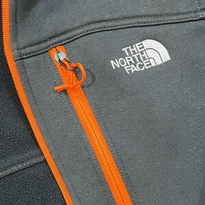 The North Face Charcoal and Tangerine Jacket